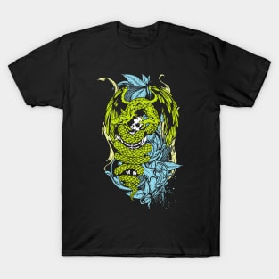 Snake Dragon (colored) T-Shirt